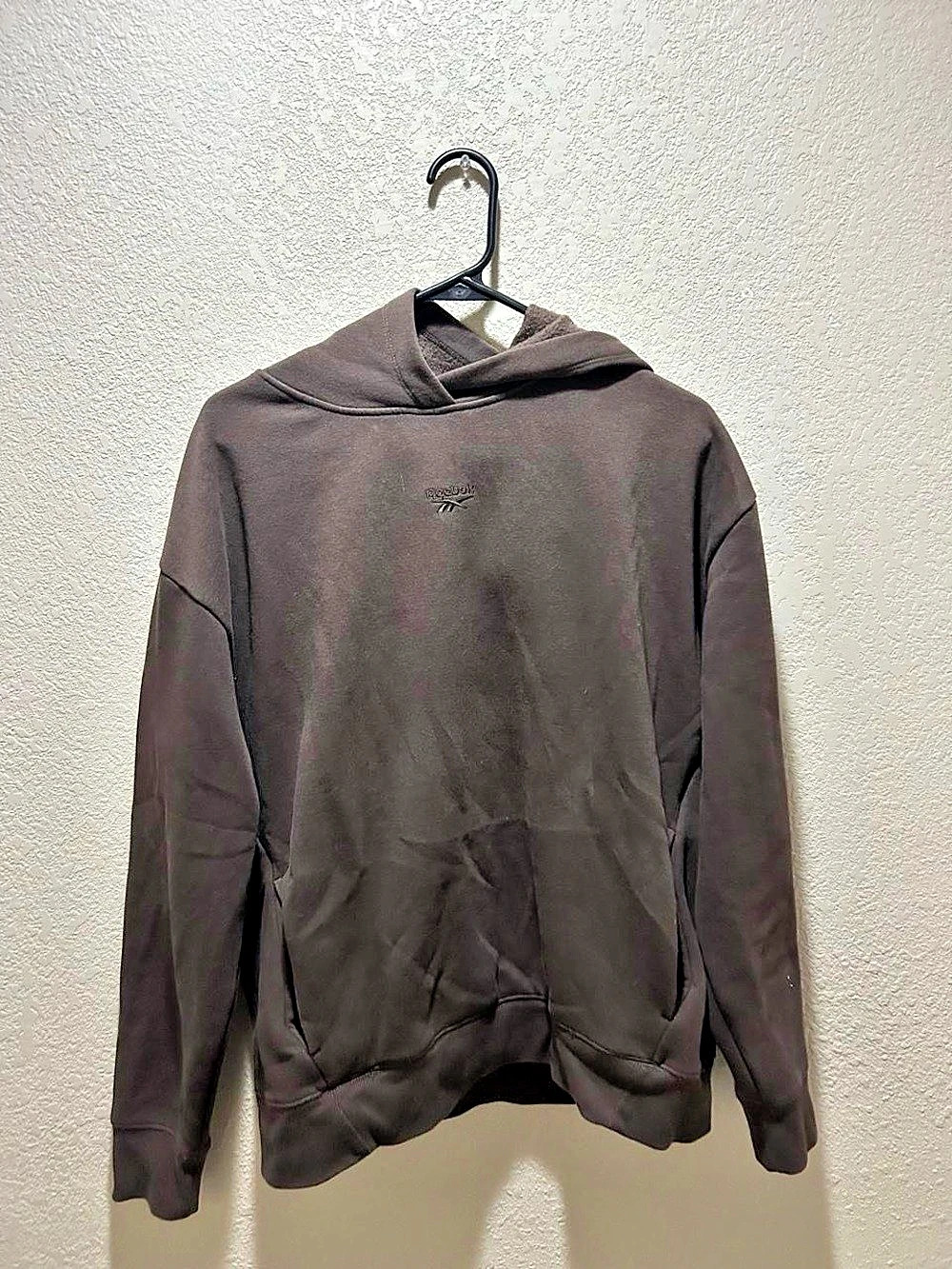 Reebok Womens Brown Pullover Hoodie Size Large